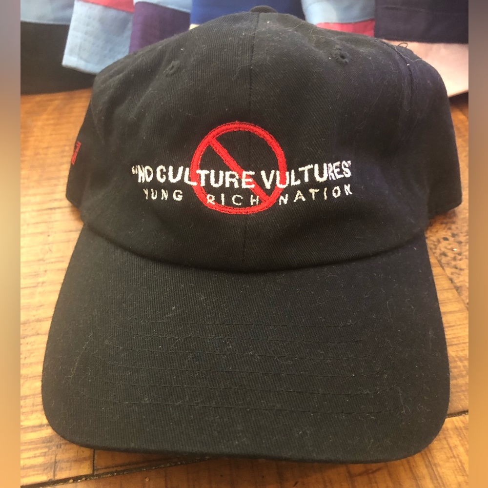 NWT Yung Rich Nation No Culture Vultures Dad Hat in Black